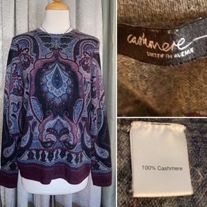 Vintage Saks Fifth Avenue cashmere sweater